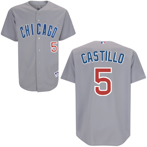 Welington Castillo #5 MLB Jersey-Chicago Cubs Men's Authentic Road Gray Baseball Jersey